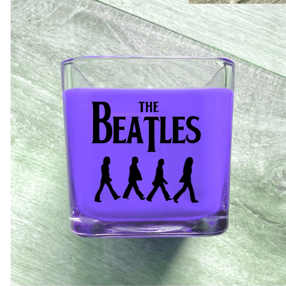 Beatles Abbey Road Candle Custom Decals